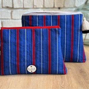 BLOUX Handmade Quilted makeup bag set